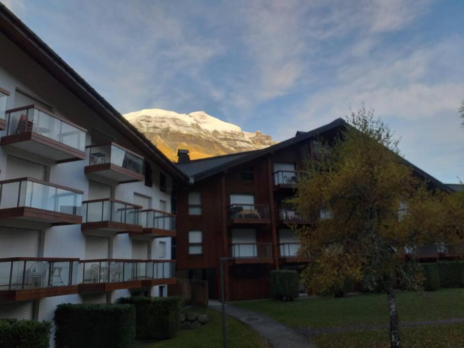 Studio 4 Couchages "L'Appel De La Montagne" เลกงตามีน-มงฌัว ภายนอก รูปภาพ